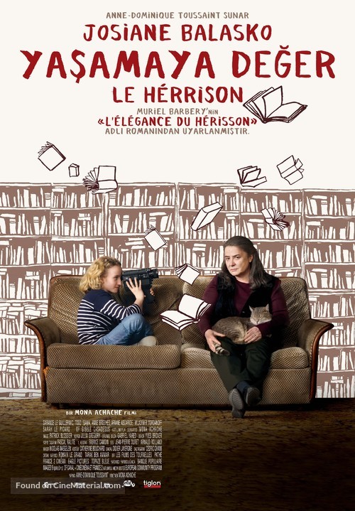 Le h&eacute;risson - Turkish Movie Poster