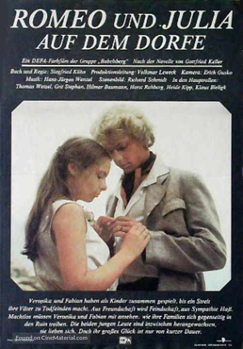 Romeo und Julia auf dem Dorfe - German Movie Poster