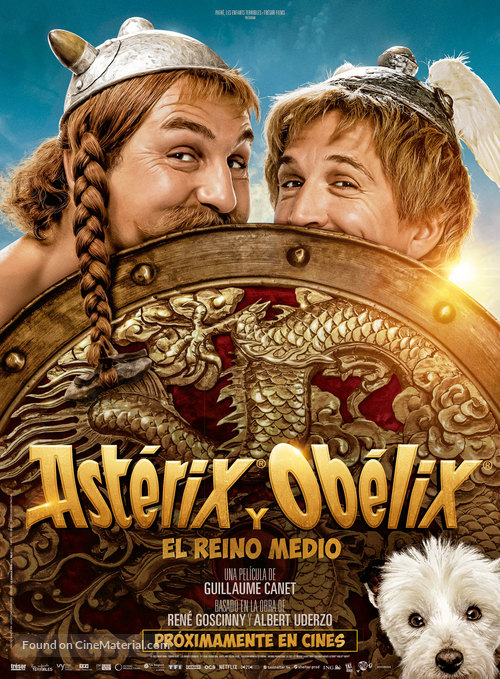 Ast&eacute;rix &amp; Ob&eacute;lix: L&#039;Empire du Milieu - Spanish Movie Poster