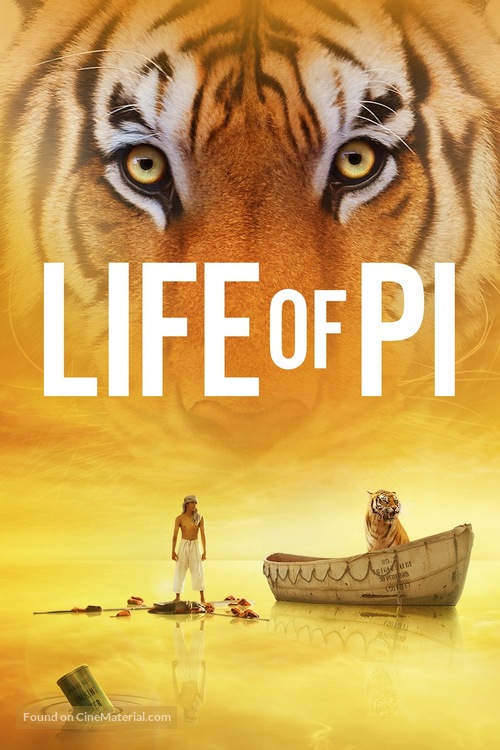 Life of Pi - DVD movie cover