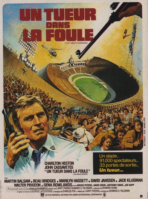 Two-Minute Warning - French Movie Poster