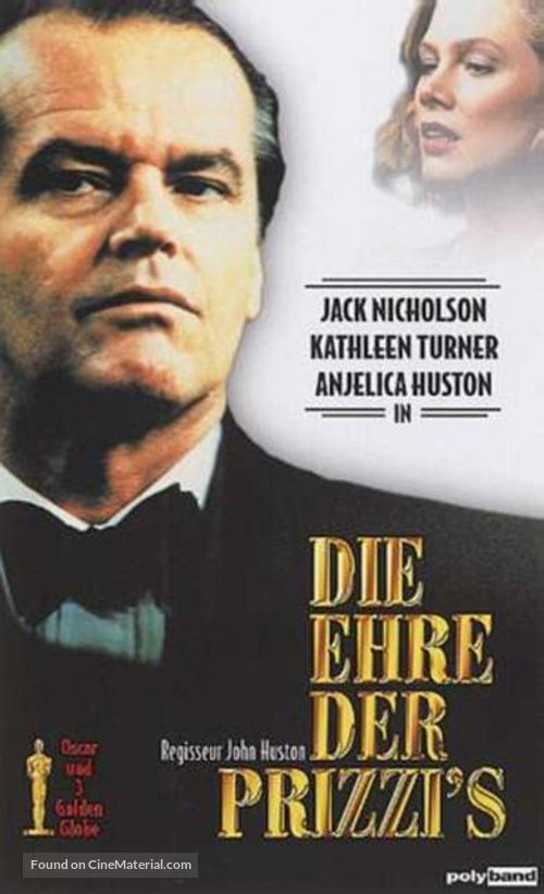 Prizzi&#039;s Honor - German VHS movie cover