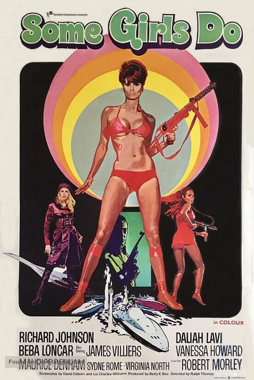 Some Girls Do 1969 British Movie Poster
