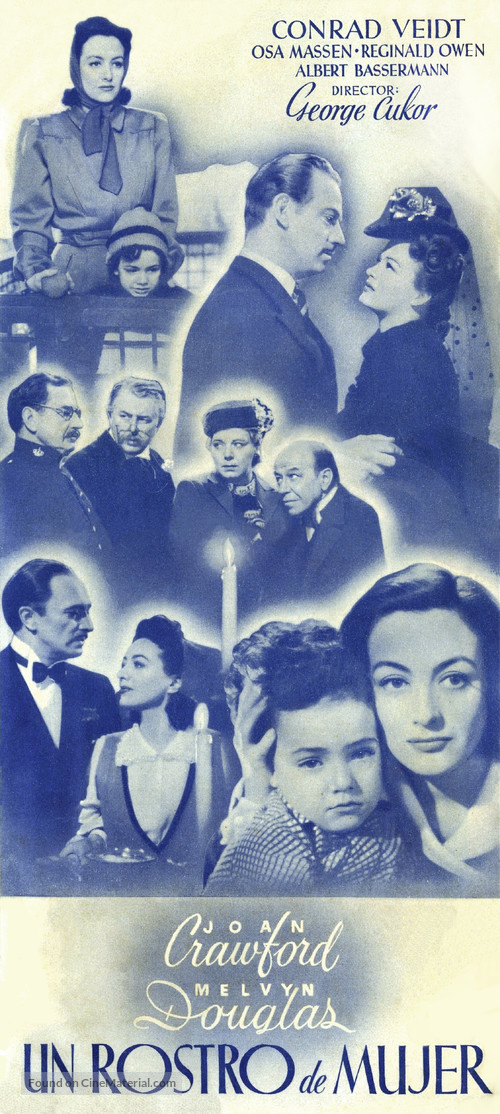 A Woman&#039;s Face - Spanish Movie Poster