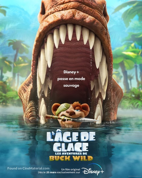 The Ice Age Adventures of Buck Wild - French Movie Poster