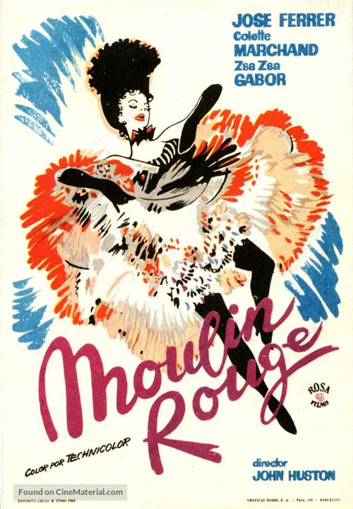 Moulin Rouge - Spanish Movie Poster