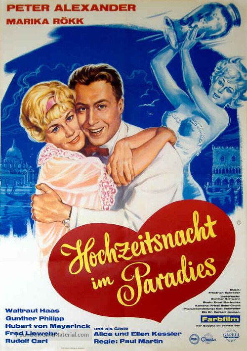 Hochzeitsnacht im Paradies - German Movie Poster