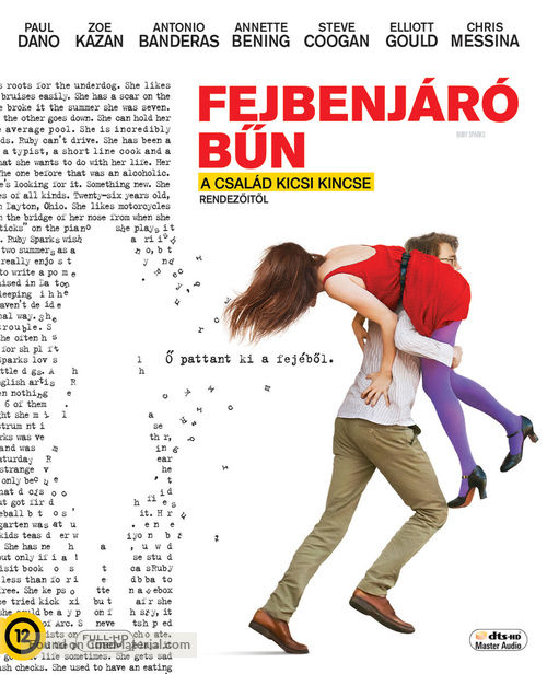 Ruby Sparks - Hungarian Blu-Ray movie cover