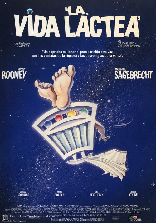 La vida l&aacute;ctea - Spanish Movie Poster