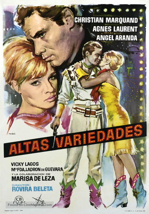Altas variedades - Spanish Movie Poster