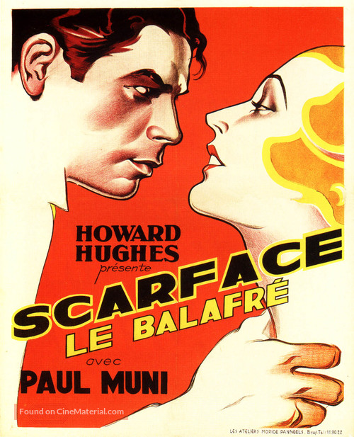 Scarface - Belgian Movie Poster