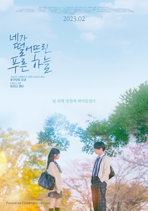 The Blue Skies at Your Feet - South Korean Movie Poster