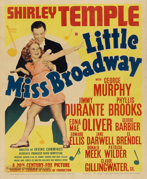 Little Miss Broadway - Movie Poster