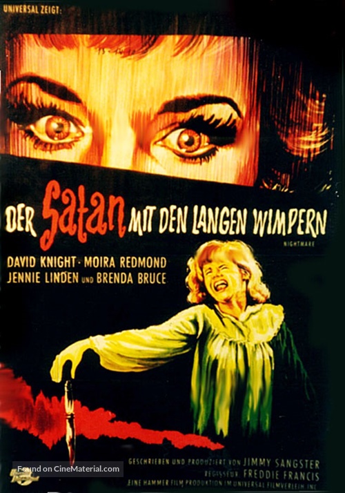 Nightmare - German Movie Poster