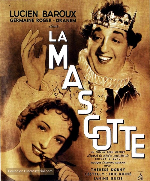 La mascotte - French Movie Poster