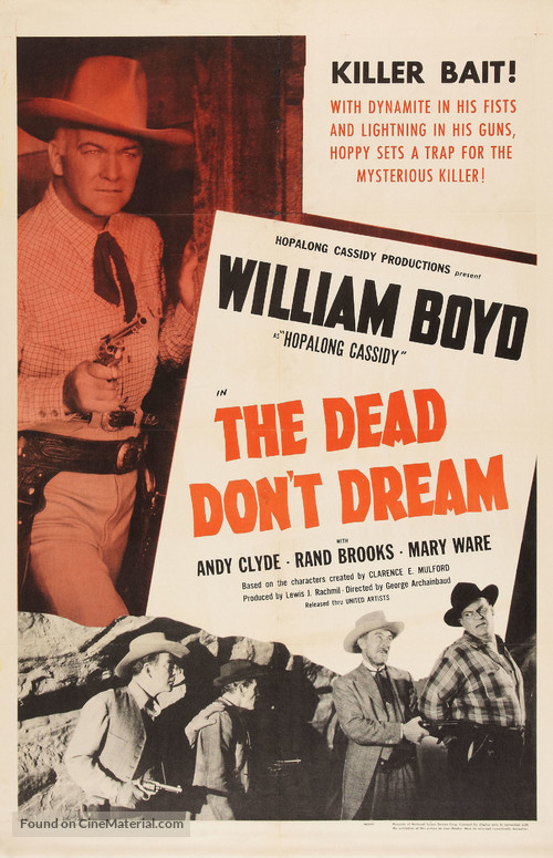 The Dead Don&#039;t Dream - Movie Poster