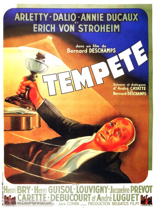 Temp&ecirc;te - French Movie Poster