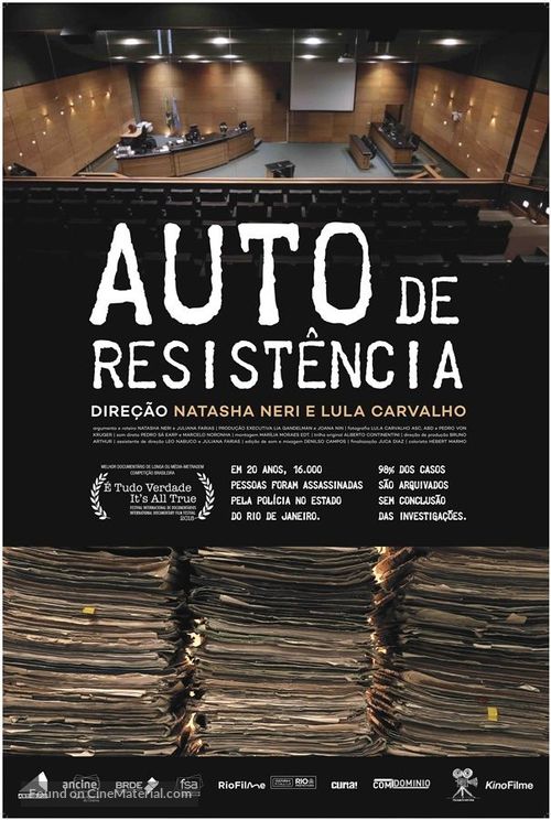 Auto de Resist&ecirc;ncia - Brazilian Movie Poster