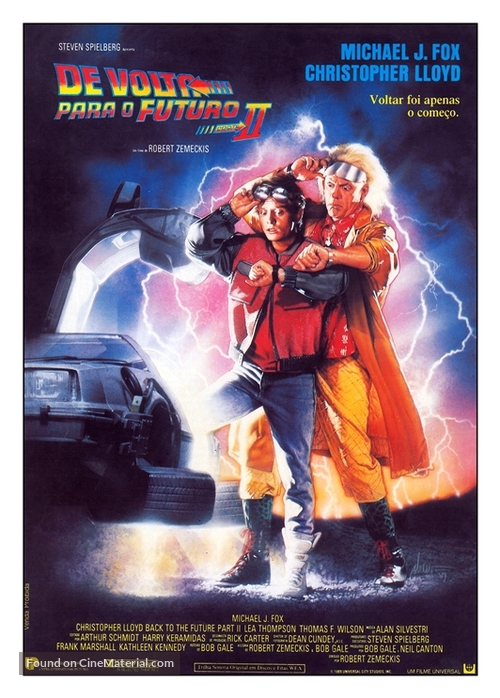 Back to the Future Part II - Brazilian Movie Poster