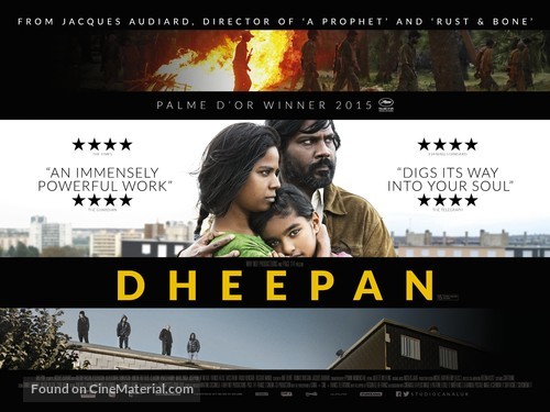 Dheepan - British Movie Poster