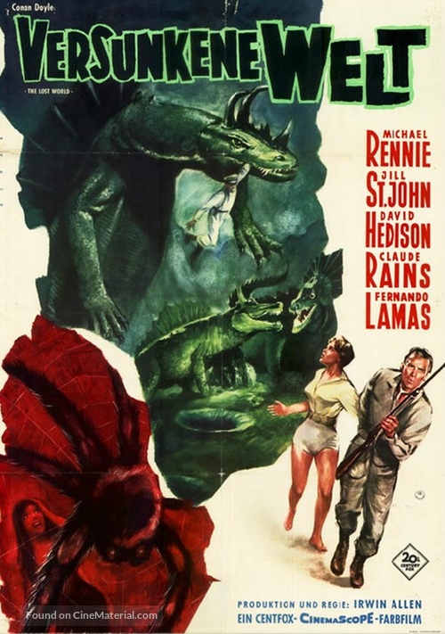 The Lost World - German Movie Poster