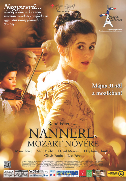 Nannerl, la soeur de Mozart - Hungarian Movie Poster