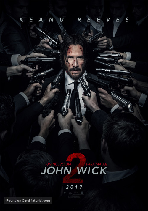 John Wick: Chapter Two - Mexican Movie Poster