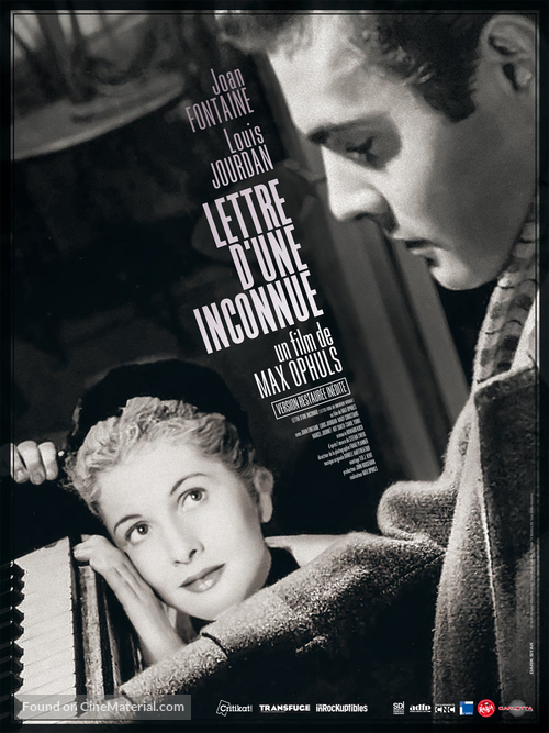 Letter from an Unknown Woman - French Re-release movie poster