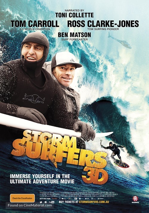 Storm Surfers 3D - Australian Movie Poster