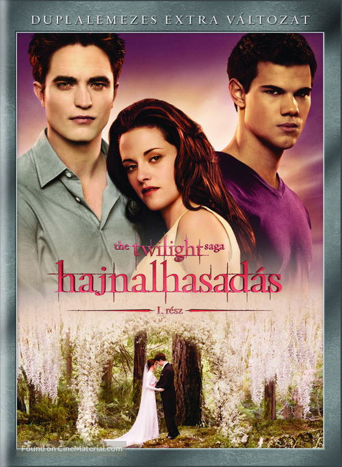 The Twilight Saga: Breaking Dawn - Part 1 - Hungarian DVD movie cover