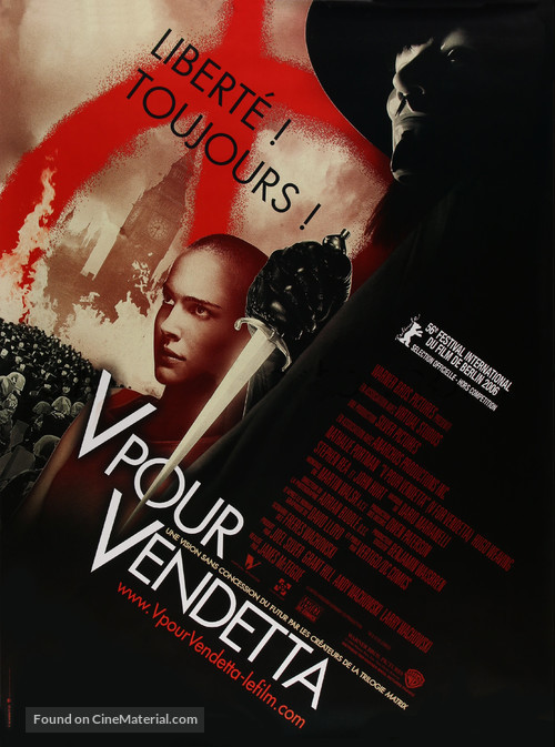 V for Vendetta - French Movie Poster