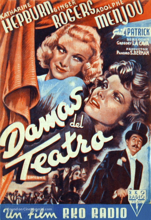 Stage Door - Spanish Movie Poster