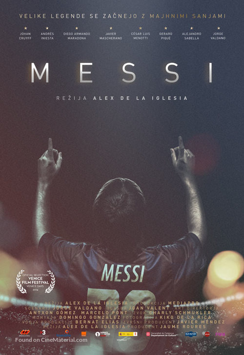 Messi - Slovenian Movie Poster