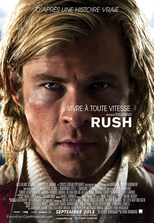 Rush - Canadian Movie Poster