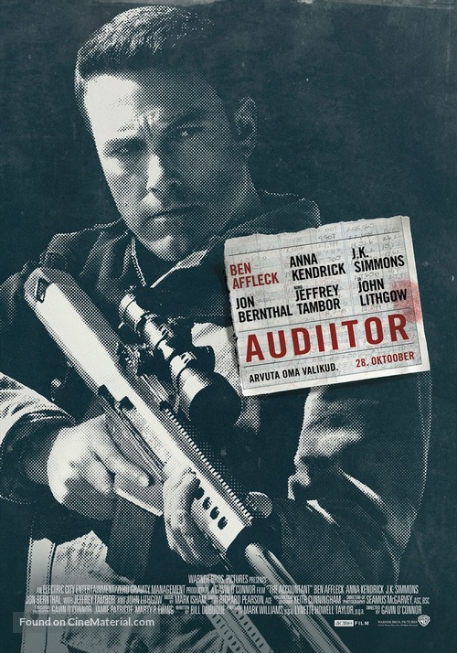 The Accountant - Estonian Movie Poster