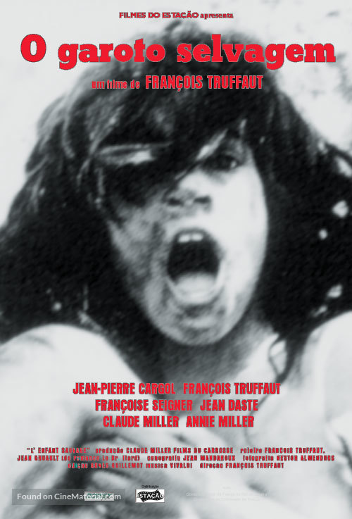 L&#039;enfant sauvage - Brazilian Movie Poster