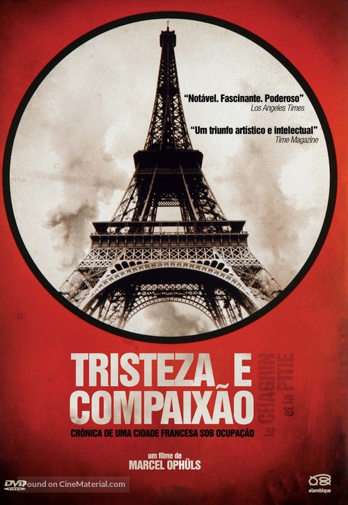 Le chagrin et la piti&eacute; - Portuguese DVD movie cover