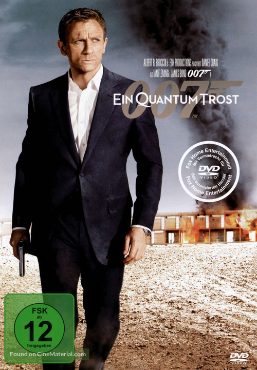 Quantum of Solace - German DVD movie cover