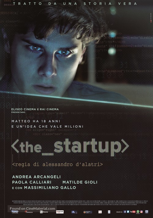 The Startup: Accendi il tuo futuro - Italian Movie Poster