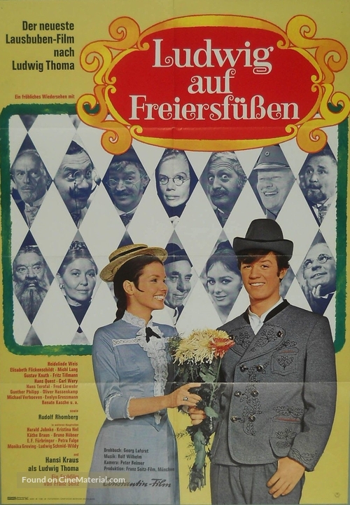 Ludwig auf Freiersf&uuml;&szlig;en - German Movie Poster