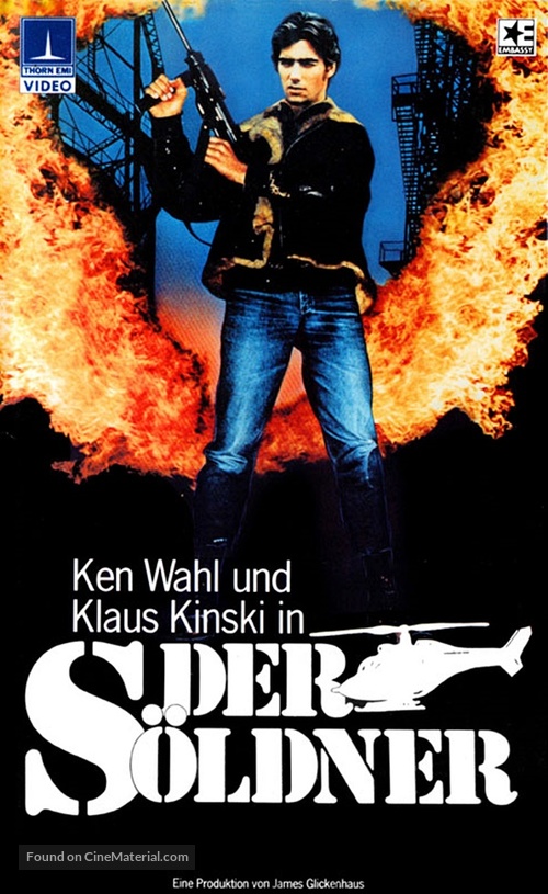The Soldier - German VHS movie cover