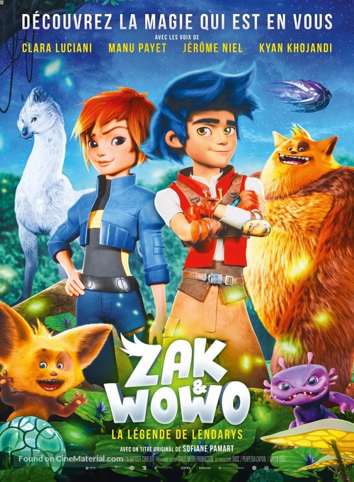 Zak &amp; Wowo, la l&eacute;gende de Lendarys - French Movie Poster