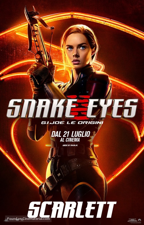 Snake Eyes: G.I. Joe Origins - Italian Movie Poster