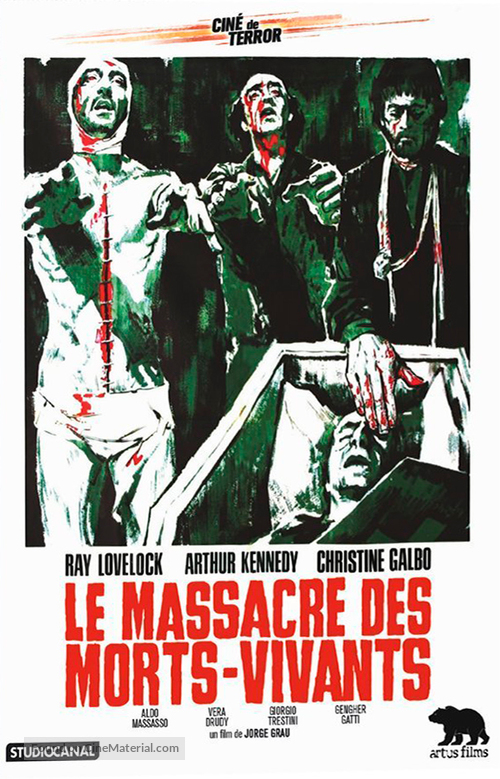 Let Sleeping Corpses Lie - French DVD movie cover