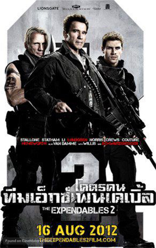 The Expendables 2 - Thai Movie Poster