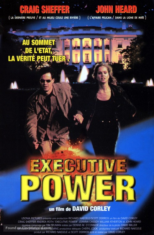 Executive Power - French VHS movie cover