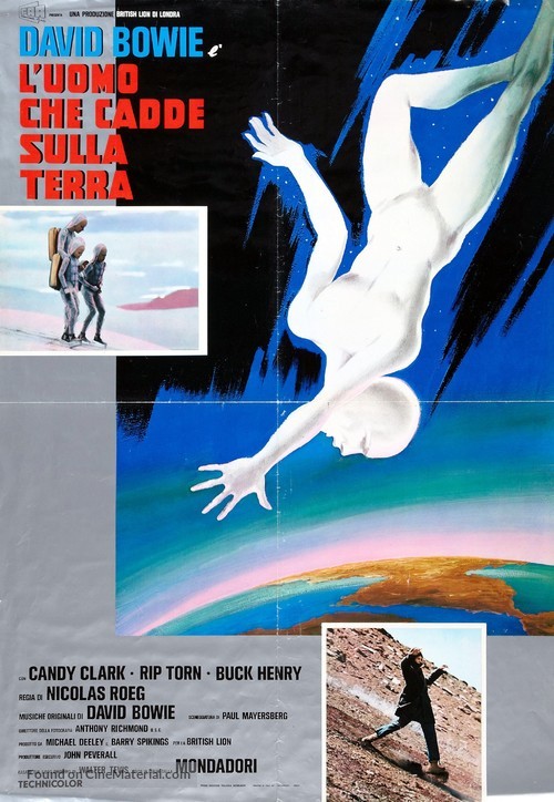 The Man Who Fell to Earth - Italian Movie Poster