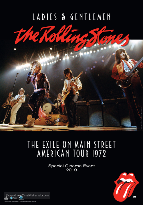Ladies and Gentlemen: The Rolling Stones - Austrian Re-release movie poster