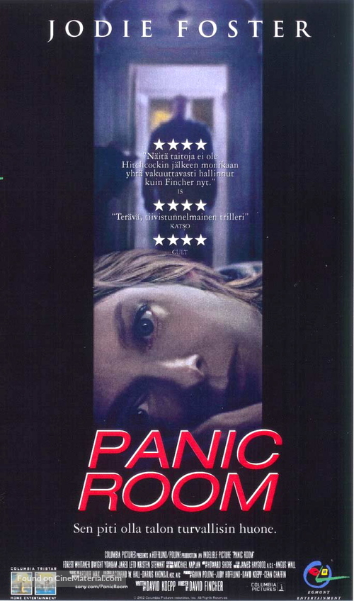 Panic Room - Finnish VHS movie cover