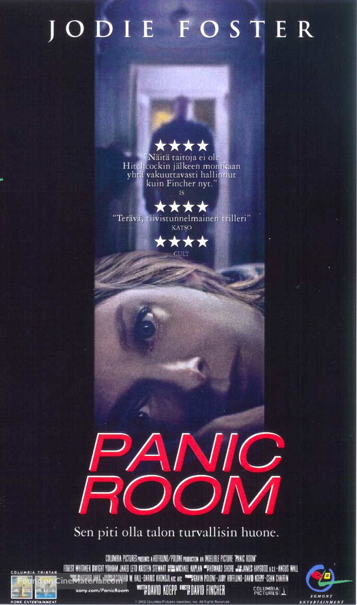 Panic Room - Finnish VHS movie cover
